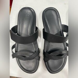 Abeo sandals.